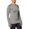 imageDuofold Womens Mid Weight Fleece Lined Thermal ShirtThundering Gray