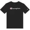 imageChampion Boys Boys Tee Shirt Short Sleeve Logo TShirt for KidsSignature Black