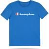 imageChampion Boys Boys Tee Shirt Short Sleeve Logo TShirt for KidsSignature Malibu Blue