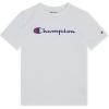 imageChampion Boys Boys Tee Shirt Short Sleeve Logo TShirt for KidsSignature White