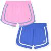 imageChampion Girls Heritage Foldover Mesh Running Basketball Short 275 Inch InseamSaxony Bluepurple