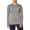 imageDuofold Womens Mid Weight Fleece Lined Thermal ShirtThundering Gray