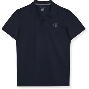 imageChampion Boys Athletic Short Sleeve Polo Shirt with Moisture Wicking Stretch FabricDark Navy
