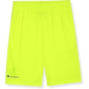 imageChampion Boys Athletic Shorts Lightweight Active Fit Short for KidsBright Yellow