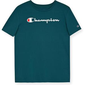 imageChampion Boys Boys Tee Shirt Short Sleeve Logo TShirt for KidsDark Teal