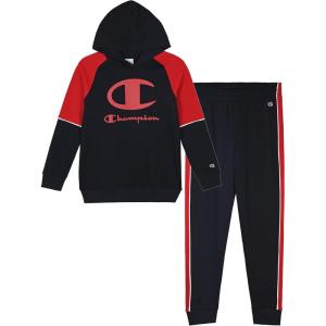 imageChampion Boys Jogger Set Fleece Hoodie and Sweatpants TracksuitDark Navy Blue