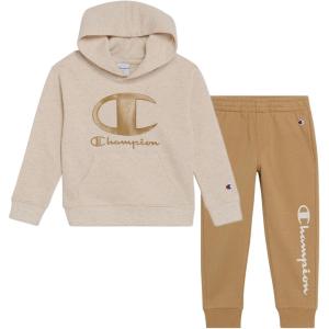 imageChampion Boys Jogger Set Fleece Hoodie and Sweatpants TracksuitKhaki