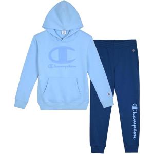 imageChampion Boys Jogger Set Fleece Hoodie and Sweatpants TracksuitLimoges Blue