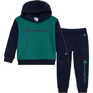 imageChampion Boys Jogger Set Fleece Hoodie and Sweatpants TracksuitNorth Sea Green