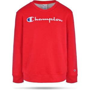 imageChampion Boys Sweatshirt for Kids Pullover Fleece Crewneck SweaterSignature Red