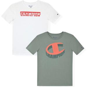 imageChampion Boys Tee Shirts 2 Pack Short Sleeve TShirts for Boys in Sizes 418Lily Pad