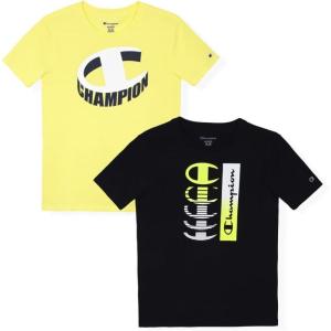 imageChampion Boys Tee Shirts 2 Pack Short Sleeve TShirts for Boys in Sizes 418Limelight