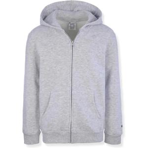 imageChampion Boys Zip Front Fleece Hoodie Sweatshirt for KidsGrey Heather