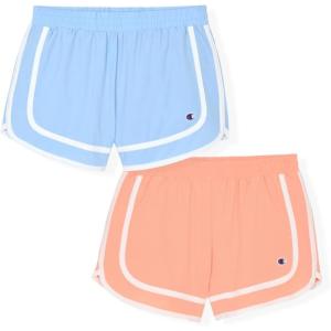 imageChampion Girls Heritage Foldover Mesh Running Basketball Short 275 Inch InseamMulti Pap