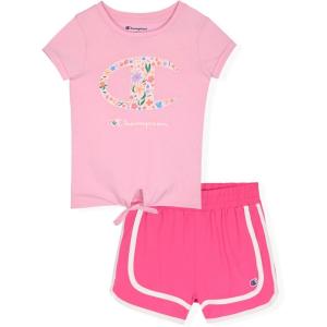 imageChampion Girls Shorts Sets 2 Piece Short Set for Girls Active ClothingLilac Sachet