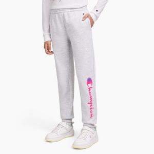 imageChampion Girls Sweatpants for Kids Fleece Girls Jogger Pants Girls ClothesGrey Heather