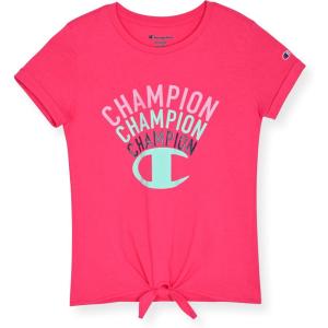 imageChampion Girls Tee Shirt for Kids Short Sleeve TShirt Girls TopsMagenta