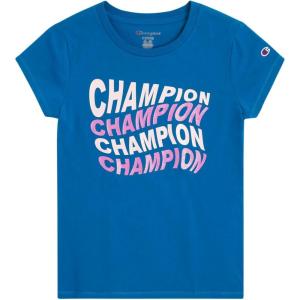 imageChampion Girls Tee Shirt for Kids Short Sleeve TShirt Girls TopsMeadow Blue