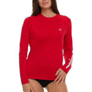 imageChampion Rash Guard for Women Womens Rash Guard Long Sleeve Shirts Rashguard Swim Shirt Women UPF 50 SPF ampamp UV ProtectionRed