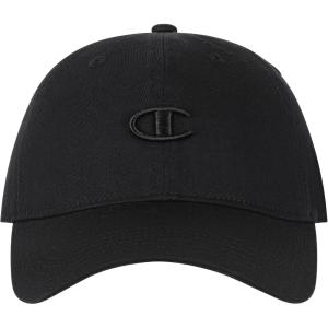 imageChampion Womens Essentials Washed Cotton Twill Adjustable Baseball CapBlack