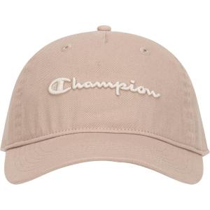 imageChampion Womens Script Embroidery Washed Cotton Twill Adjustable Baseball CapChampagne Frost