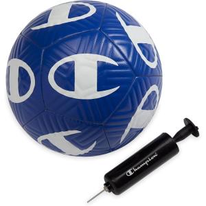 imageChampion Youth ampamp Adult Soccer Ball  Paneled Design Enhanced Control Durable Cover ampamp Butyl Bladder for Indoor ampamp Outdoor Training Sizes 3 4 5 Includes 6quot PumpSurf the WebWhite