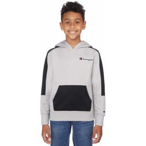 imageChampion boys Boys Hoodie for Kids Sweatshirt Fleece Youth Pullover With HoodGrayBlack
