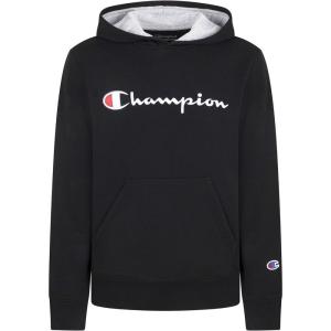 imageChampion boys Boys Hoodie for Kids Sweatshirt Fleece Youth Pullover With HoodSignature Black