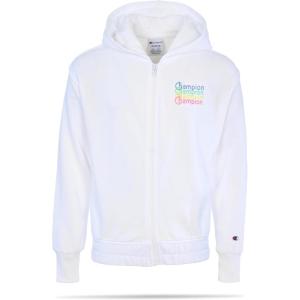 imageChampion girls Girls Hoodie Sweatshirt Zip Up Fleece Athletic Hoodie for Girl ClothingBright White Signature