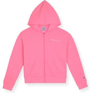 imageChampion girls Girls Hoodie Sweatshirt Zip Up Fleece Athletic Hoodie for Girl ClothingSignature Bright Pink