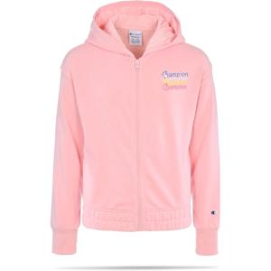imageChampion girls Girls Hoodie Sweatshirt Zip Up Fleece Athletic Hoodie for Girl ClothingSoft Pink Signature