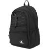 imageChampion Bungee Backpack with Padded Straps Water Bottle Pocket and Carry Handle for Daily Use Black One SizeBlack