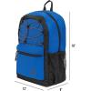 imageChampion Bungee Backpack with Padded Straps Water Bottle Pocket and Carry Handle for Daily Use Black One SizeBlue