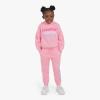 imageChampion Girls Hoodie and Sweatpant Set for Kids Athletic Fleece SweatsuitCandy Pink