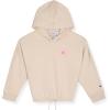imageChampion Girls Hoodie and Sweatpant Set for Kids Athletic Fleece SweatsuitCream