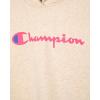 imageChampion Girls Hoodie and Sweatpant Set for Kids Athletic Fleece SweatsuitOatmeal Heahter