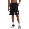 imageChampion Mens 9 Lounge Shorts Standard Fit Lightweight Available in Regular and Big ampamp TallBlack  C Logo