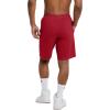 imageChampion Mens 9 Lounge Shorts Standard Fit Lightweight Available in Regular and Big ampamp TallEclipse Red C Patch Logo