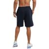 imageChampion Mens 9 Lounge Shorts Standard Fit Lightweight Available in Regular and Big ampamp TallNavy  C Patch Logo