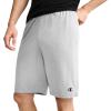imageChampion Mens 9 Lounge Shorts Standard Fit Lightweight Available in Regular and Big ampamp TallOxford Gray  C Patch Logo
