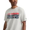 imageChampion Mens Classic Graphic Short Sleeve TShirt Standard Fit 2025 GraphicsOxford Gray  Allstars