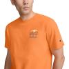 imageChampion Mens Classic Graphic Short Sleeve TShirt Standard Fit 2025 GraphicsPop Orange  Sunset Vibes