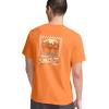 imageChampion Mens Classic Graphic Short Sleeve TShirt Standard Fit 2025 GraphicsPop Orange  Sunset Vibes