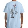 imageChampion Mens Classic Graphic Short Sleeve TShirt Standard Fit 2025 GraphicsSpring Sky Blue  Cooked in the Usa