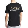 imageChampion Mens Heritage ShortSleeve TShirt Butterfly Script LogoBlack