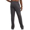 imageChampion Mens Lightweight Openhem Lounge Pants Reg Or Big ampamp TallGranite Heather  C Patch Logo