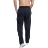 imageChampion Mens Lightweight Openhem Lounge Pants Reg Or Big ampamp TallNavy  C Patch Logo