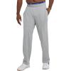 imageChampion Mens Lightweight Openhem Lounge Pants Reg Or Big ampamp TallOxford Gray  C Patch Logo
