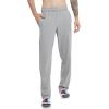 imageChampion Mens Lightweight Openhem Lounge Pants Reg Or Big ampamp TallOxford Gray  C Patch Logo