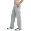 imageChampion Mens Lightweight Openhem Lounge Pants Reg Or Big ampamp TallOxford Gray  C Patch Logo